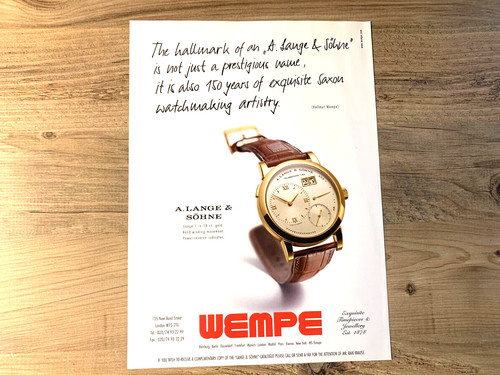 Lange sohne wempe - lange, &