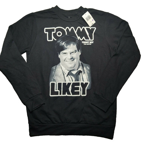 Felpa nera tommy boy - felpa,