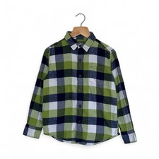 Camicia Lands End verde e blu